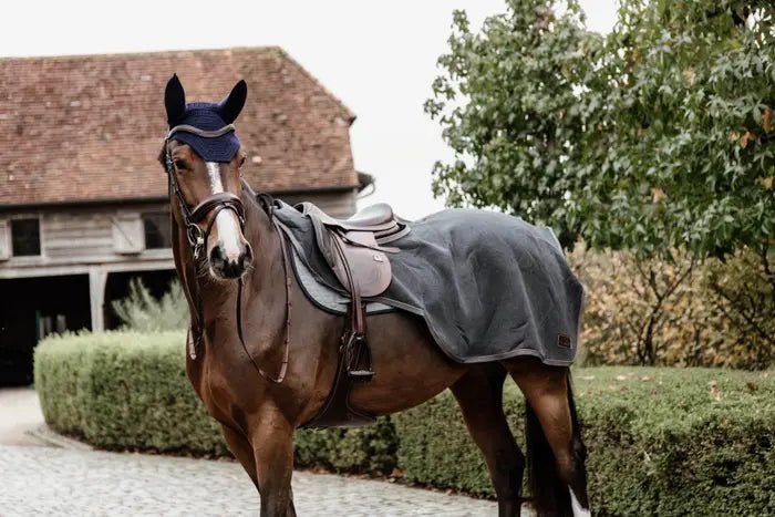 Kentucky Riding Rug Heavy Fleece - Dark grey - animondo.dk