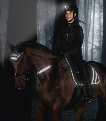Reflex Saddle Pad, black/silver - animondo.dk