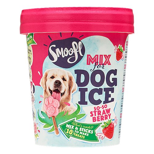 Smoofl Dog Ice - Strawberry - animondo.dk