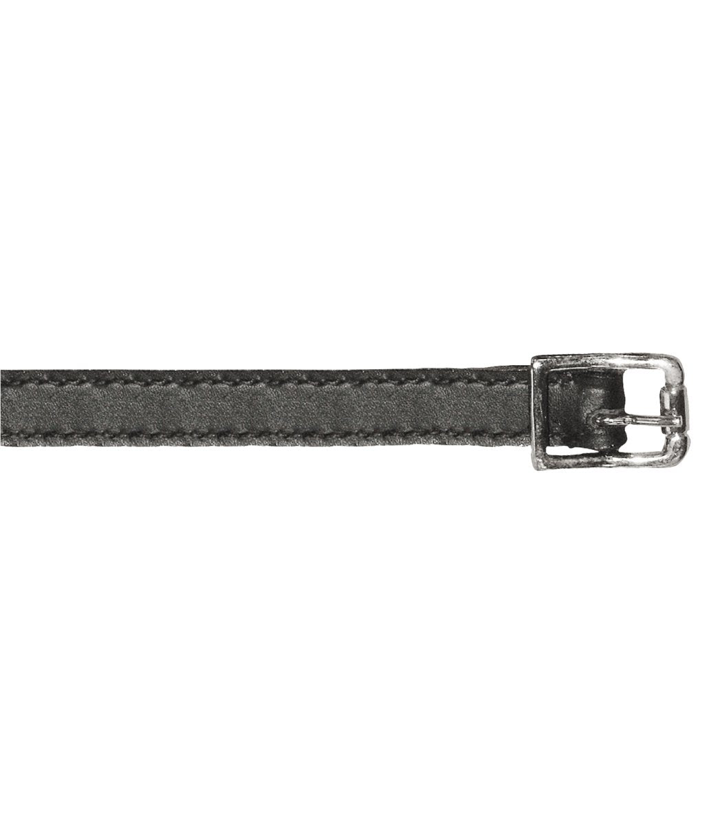 Spur-Straps Leather, black, ca. 46 cm - animondo.dk
