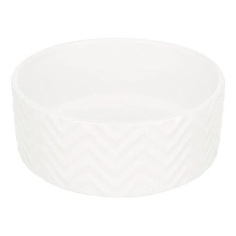 Trixie Skål, keramik, 1,6 l/ø 20 cm - Hvid - animondo.dk