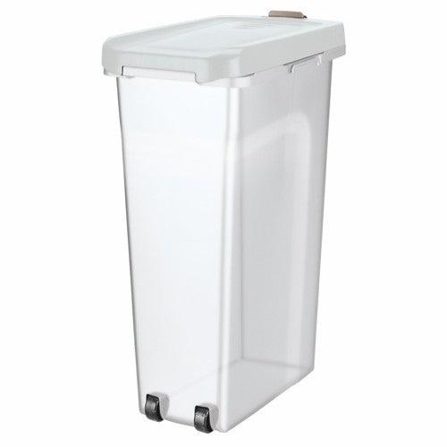Trixie Fodertønde, 15 l/22 × 41 × 33 cm, transparent/white - animondo.dk