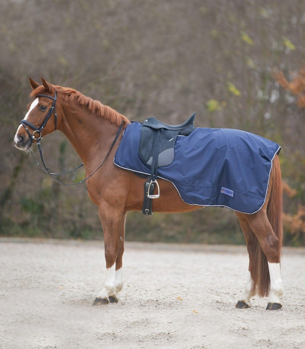 Waldhausen Exercise Sheet with Saddle Cut - Night blue - animondo.dk