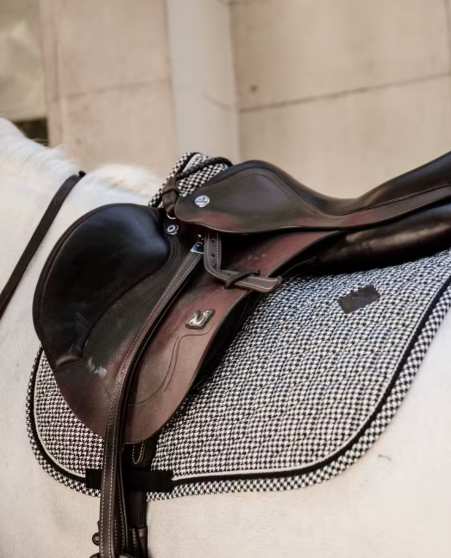 Springunderlag Pied-de-Poule fra Kentucky Horsewear