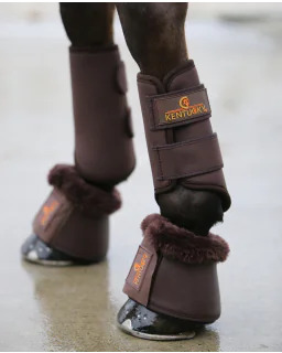 Brushing Boots 3D Spacer fra Kentucky Horsewear - Brown