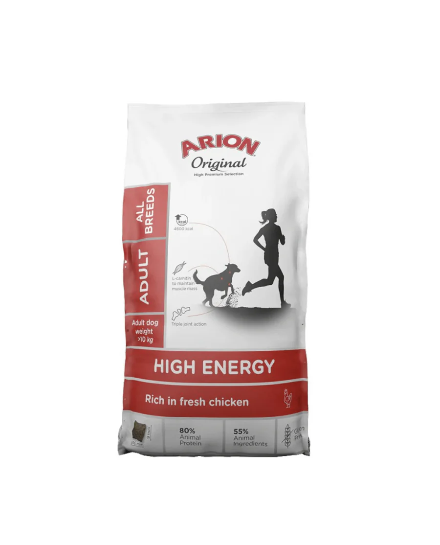 Arion Original High Energy m. kylling, 12 kg