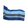 Heavy Fleece Rug Square Stripes fra Kentucky Horsewear-Navy/Grey